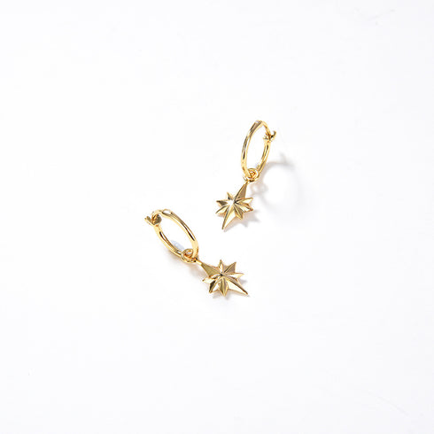 North Star Earrings, Pendant or Full Set - Zafari Studio Jewelry